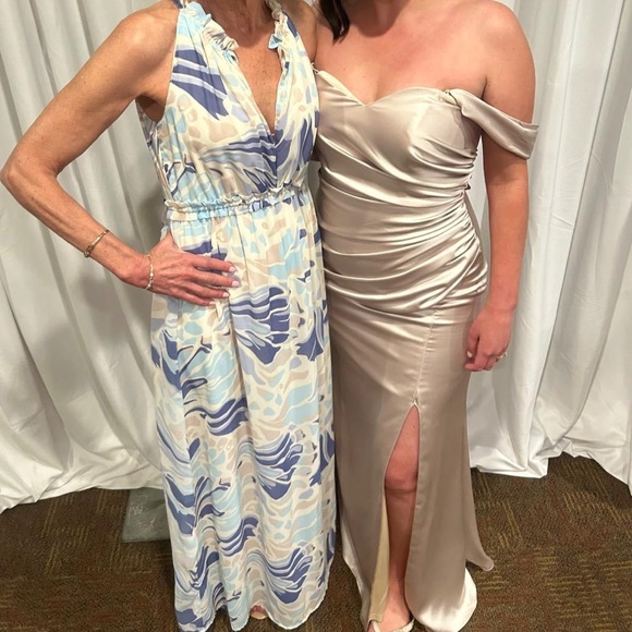 Revelry | Dresses | Revelry Bridesmaid Dress Soft Champagne Ariel | Poshmark